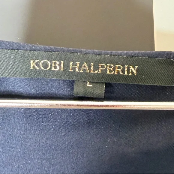 Kobi Halperin Silk Tent Dress Women's Paisley Ruffle Sleeve Top size large - Picture 6 of 13